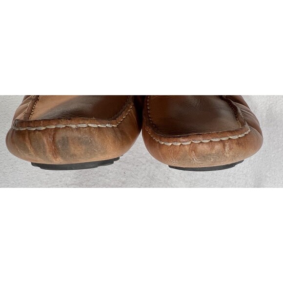 DONALD PLINER Brown Leather Slip-on Driving Loafers Moccasins Size 13M main image 5